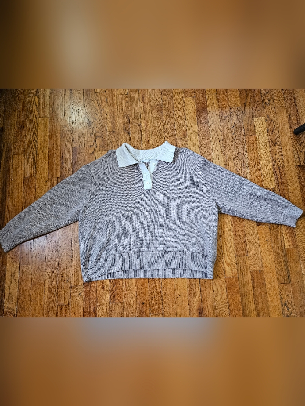 Abercrombie & Fitch Women's Long Sleeve Polo Sweater XL Women - Picture 2 of 4